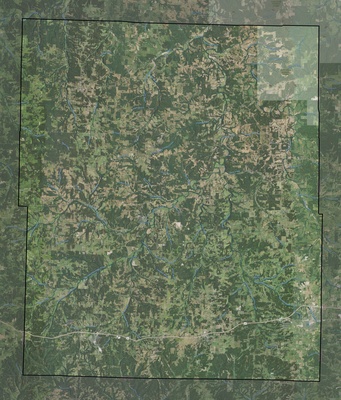 Wright County MO USGS imagery and topo map