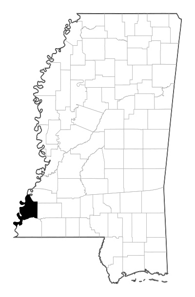 Adams County in Mississippi