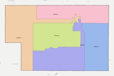 Alcorn County MS county subdivision map preview