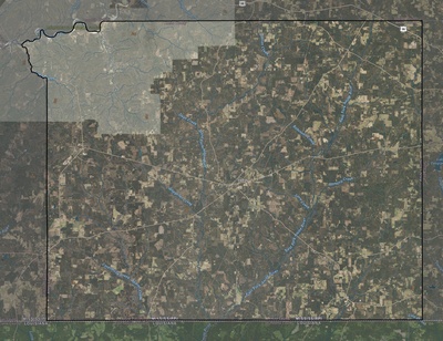 Amite County MS USGS imagery and topo map