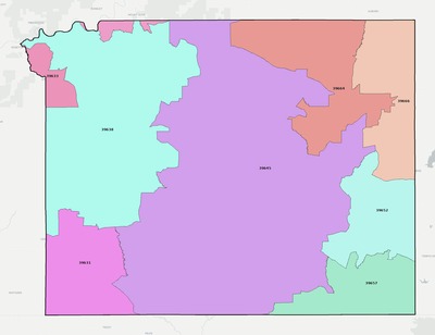 Amite County MS ZIP code boundaries map