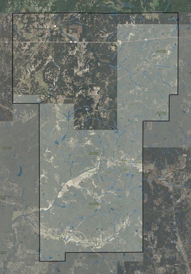 Benton County MS USGS imagery and topo map