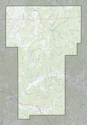 Benton County MS USGS topo map