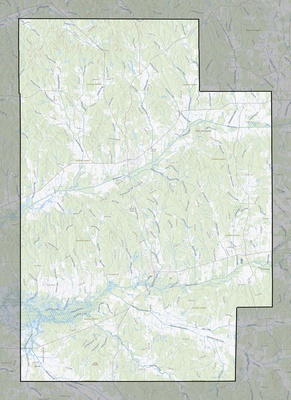 Calhoun County MS USGS topo map