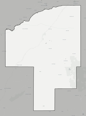 Choctaw County MS county basemap context