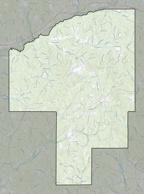 Choctaw County MS USGS topo map
