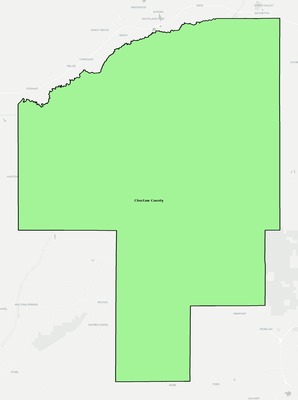 Choctaw County MS school district boundaries map