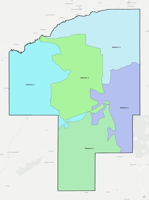 Choctaw County MS townships and subdivisions map