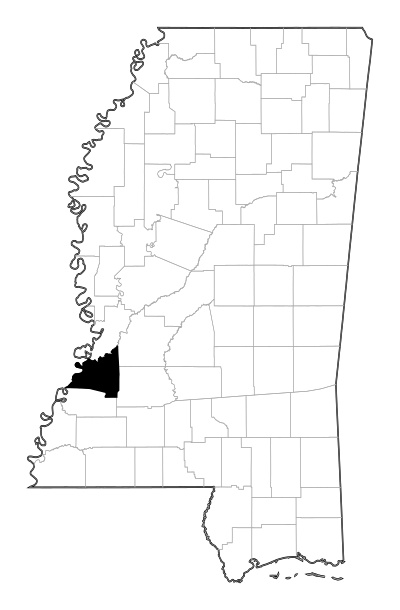 Claiborne County in Mississippi