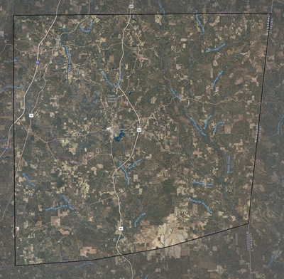 Clarke County MS USGS imagery and topo map