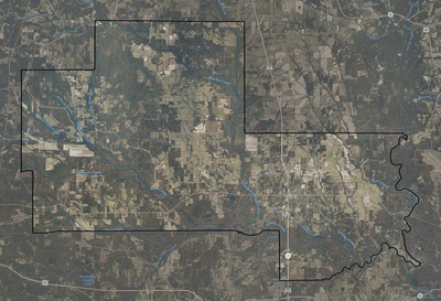 Clay County MS USGS imagery and topo map