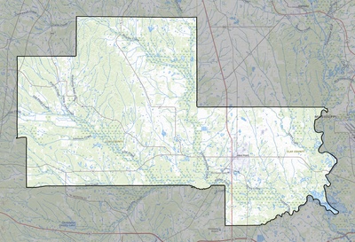 Clay County MS USGS topo map