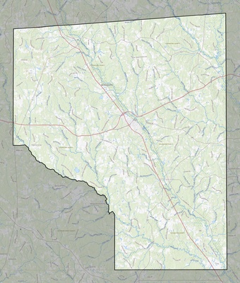 Covington County MS USGS topo map
