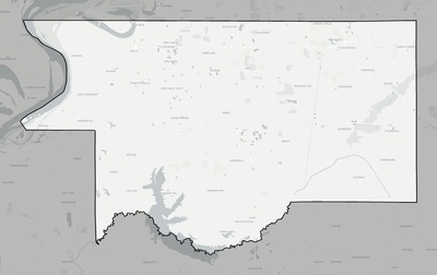 DeSoto County MS county basemap context