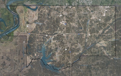 DeSoto County MS USGS imagery and topo map