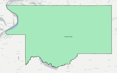 DeSoto County MS school district boundaries map