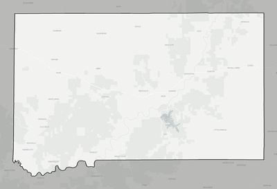 Franklin County MS county basemap context