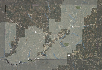 Franklin County MS USGS imagery and topo map