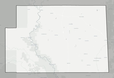 George County MS county basemap context