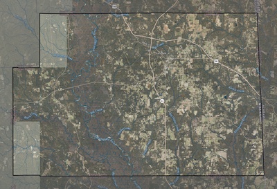 George County MS USGS imagery and topo map