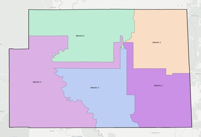 George County MS townships and subdivisions map