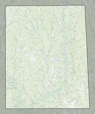 Greene County MS USGS topo map