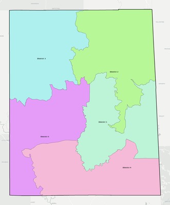 Greene County MS townships and subdivisions map