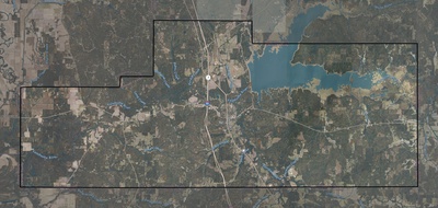 Grenada County MS USGS imagery and topo map
