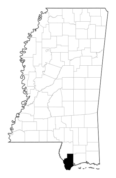 Hancock County in Mississippi