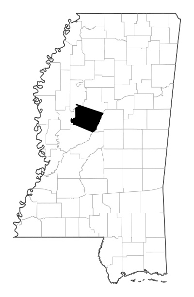 Holmes County in Mississippi