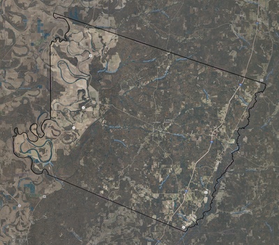 Holmes County MS USGS imagery and topo map