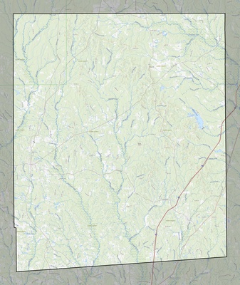 Jasper County MS USGS topo map