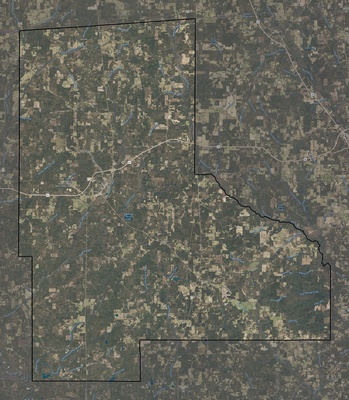 Jefferson Davis County MS USGS imagery and topo map