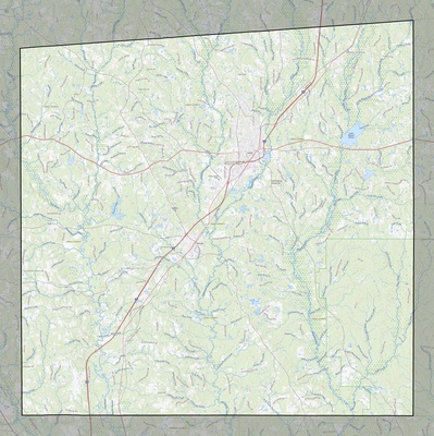 Jones County MS USGS topo map