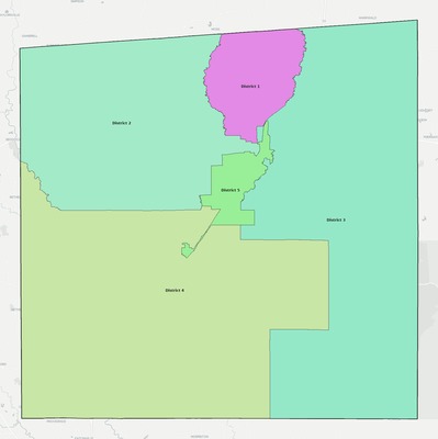 Jones County MS townships and subdivisions map