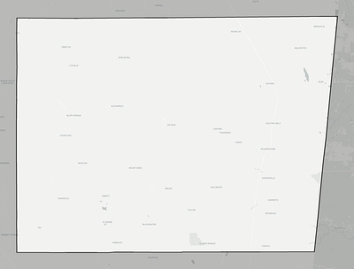 Kemper County MS county basemap context