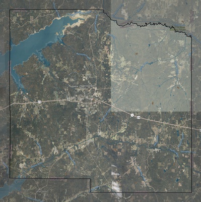 Lafayette County MS USGS imagery and topo map