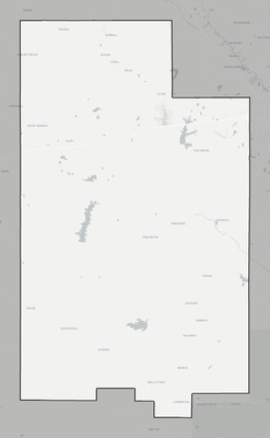 Lamar County MS county basemap context