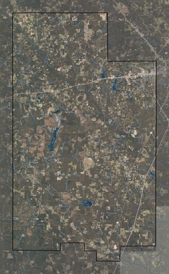 Lamar County MS USGS imagery and topo map