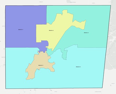 Lauderdale County MS townships and subdivisions map