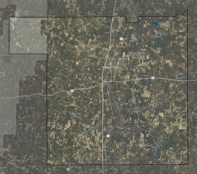 Lincoln County MS USGS imagery and topo map