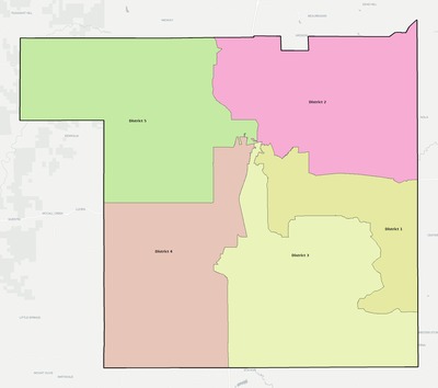Lincoln County MS townships and subdivisions map