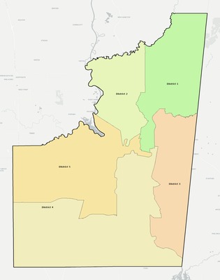 Lowndes County MS townships and subdivisions map