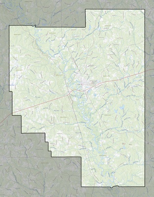 Marion County MS USGS topo map