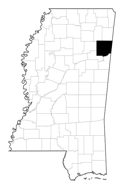 Monroe County in Mississippi