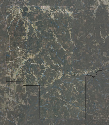 Montgomery County MS USGS imagery and topo map