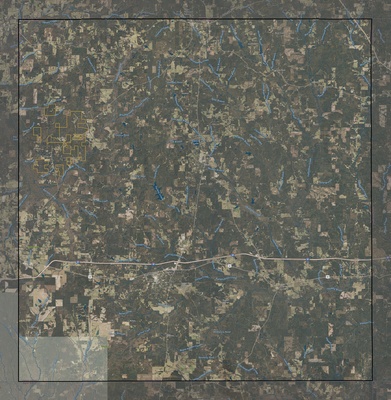 Newton County MS USGS imagery and topo map