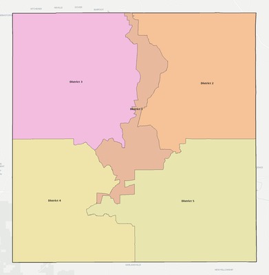 Newton County MS townships and subdivisions map