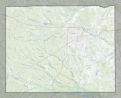 Oktibbeha County MS USGS topo map