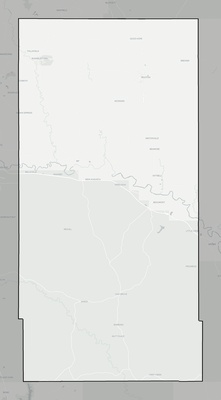 Perry County MS county basemap context